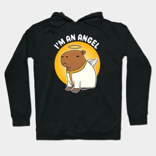 I'm an Angel Capybara Cartoon Hoodie